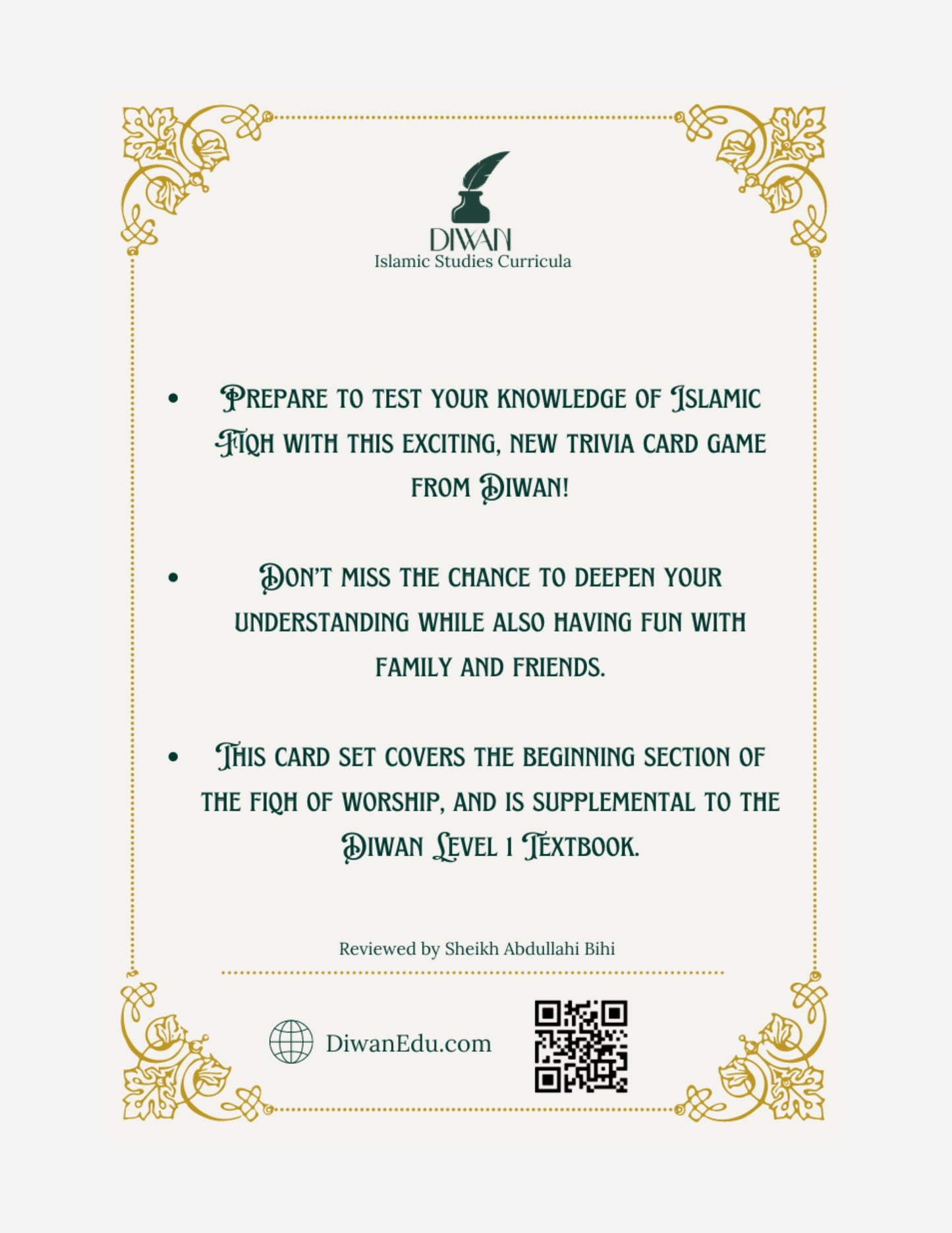 Islamic Trivia Game 1 - Fiqh Riddles